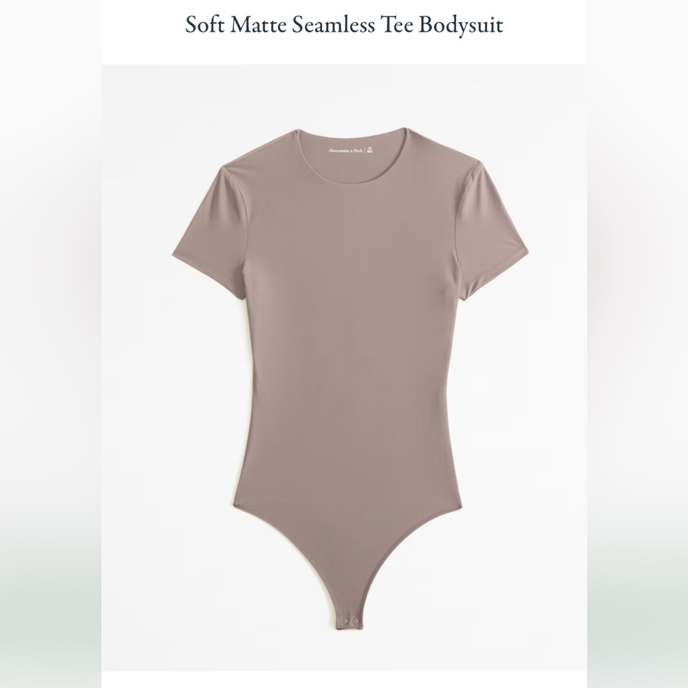 Soft Matte Seamless Tee Bodysuit NWT